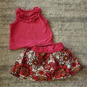 Skirt and tank set